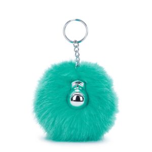 Pompom Monkey Keychain