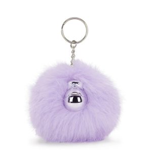 Pompom Monkey Keychain
