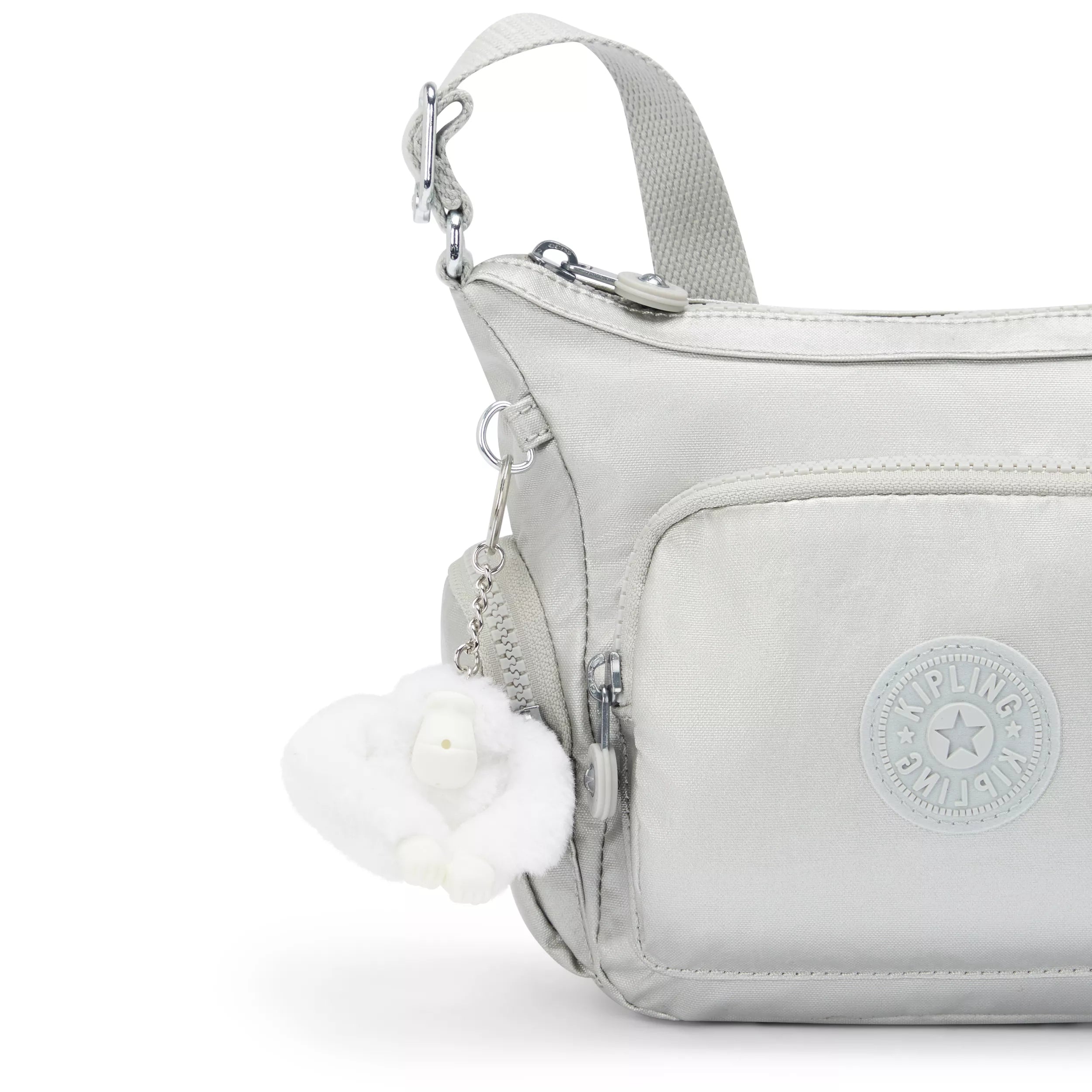 Gabbie Mini Metallic Crossbody Bag - Image 6