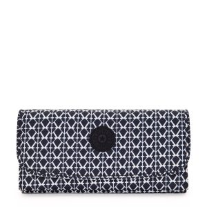 Money Land Printed Snap Wallet