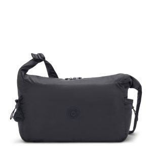 Gwyn Smooth Satin Shoulder Bag