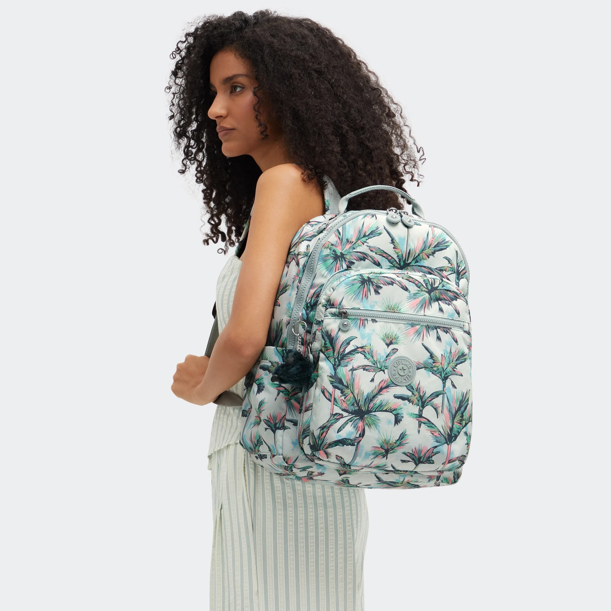 Seoul Large Printed 15 Laptop Backpack - Image 2