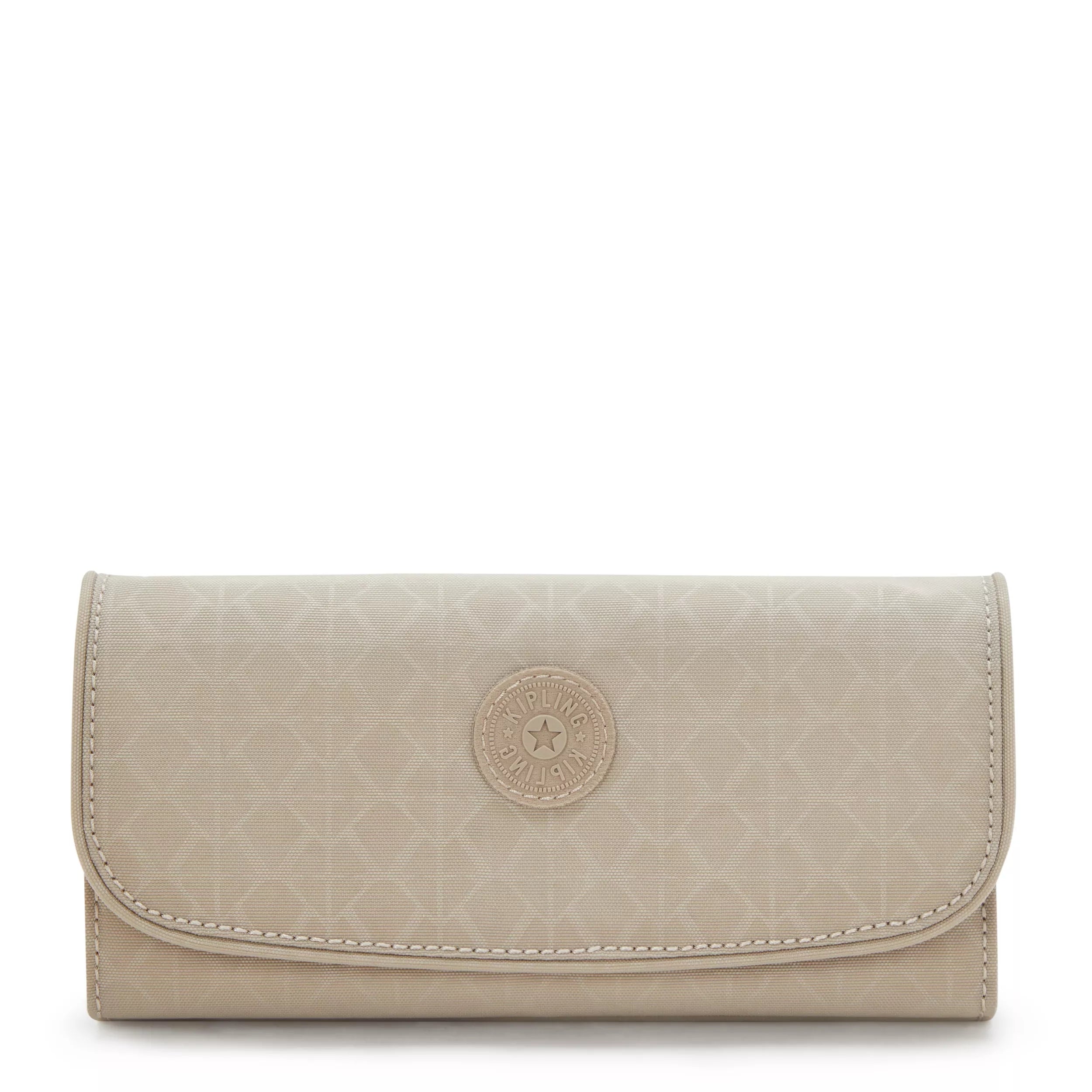 Money Land Printed Snap Wallet
