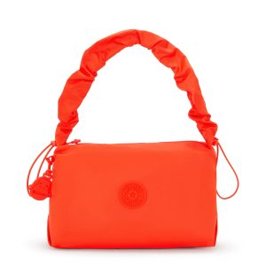 Eleni Medium Smooth Satin Shoulder Bag